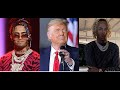 Lil Pump gets called 'LIL PIMP' by Donald Trump & goes on stage while Rich the Kid Turns Trump Down