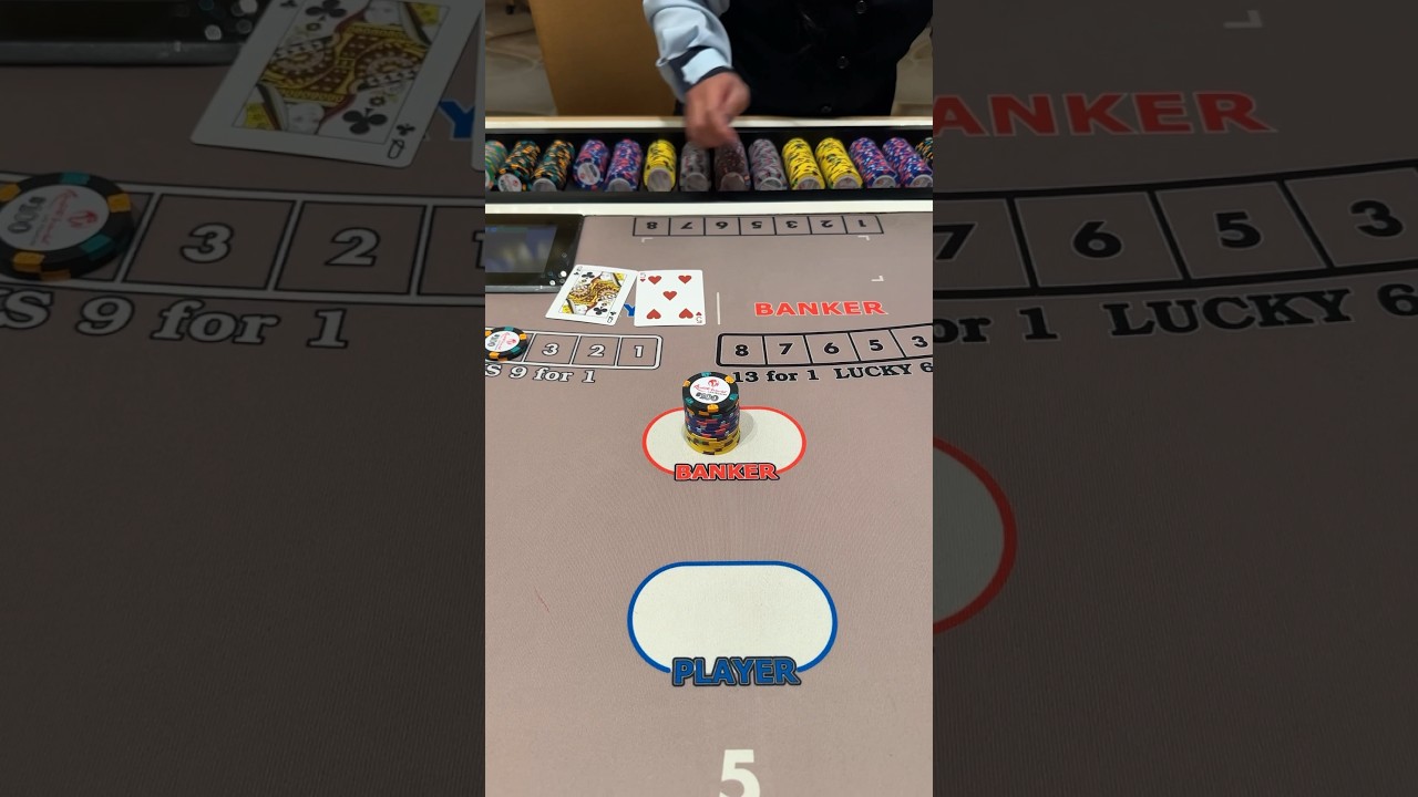 norsk online casino $8000 hand of baccarat… make sure to subscribe I love ya casino gamble baccarat blackjack slots