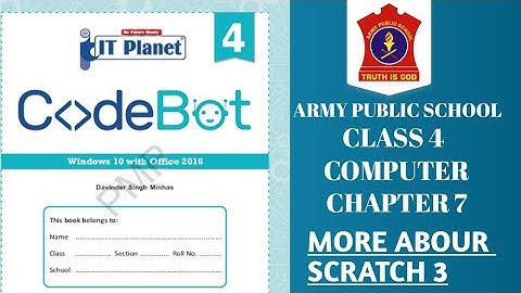 APS class 4 COMPUTER | Chapter 7 | MORE ABOUT SCRATCH 3 | COMPUTER BOOK @nksclasses