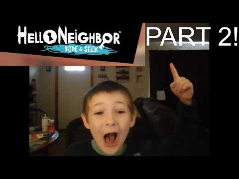 Playing hello neighbor hide and seek PART 2 - YouTube