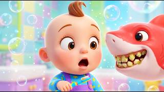 Little Shark Brush Teeth Song Healthy Habits Songs for Kids & Toddler Morning Routine Nursery Rhymes screenshot 1
