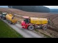 Lohnunternehmen Reiff : HOLMER Terra-Variant 600 + 2 FENDT with slurry tanker