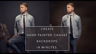 Create Hand Painted Canvas Backdrops IN MINUTES! and FREE download.