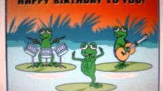 Dancing Birthday Frog
