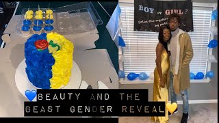 BEAUTY AND THE BEAST GENDER REVEAL💙💛|| Are You Team Girl or Team Boy?!