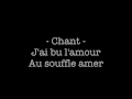 C'est bientôt la fin - Lyrics