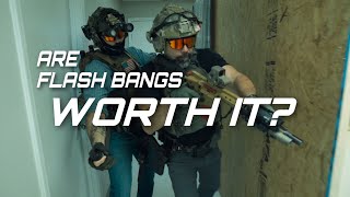 ARE FLASH BANGS EFFECTIVE? A DISCUSSION ON DISTRACTION DEVICES FOR CQB