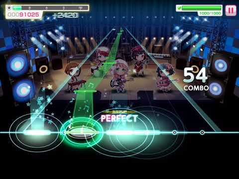 【バンドリ】ハロハピ「Dragon Night」expert フルコンボ