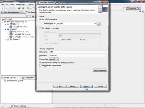 How to Register Oracle and SQL Server Data Sources from a Single Change Management Tool