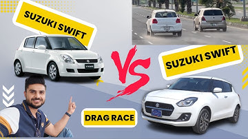 New Suzuki Swift Vs Old Suzuki Swift | Drag Race New Vs Old Swift