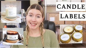 Tips On How I Print Professional Candle Labels At Home For My Business + All My Label Sizes!