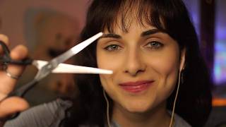 ASMR Relaxing Haircut Roleplay ✂️ | Personal Attention (brushing, hand sounds, scissor sounds)