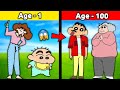 1 years to 100 years shinchan life   funny game 