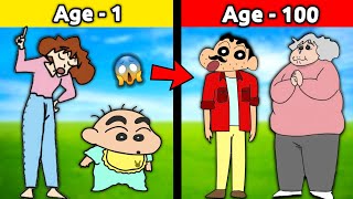 1 Years To 100 Years Shinchan Life 😱 || Funny Game 😂 screenshot 4