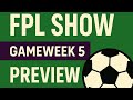 The SQLFamily FPL Show – Gameweek 5