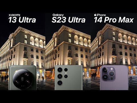 Xiaomi 13 Ultra VS Galaxy S23 Ultra VS iPhone 14 Pro Max Camera Test