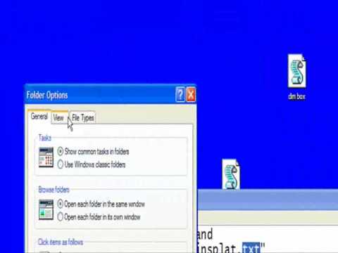 Hide a file using vbscript