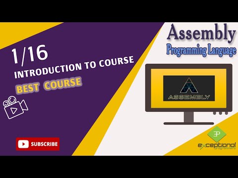 Introduction to Assembly Course | Assembly Language Programming Tutorial in MASM Part 1/16