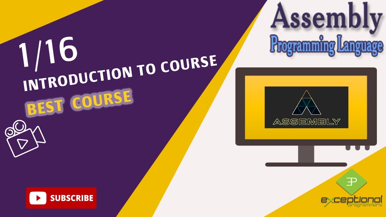 Introduction to Assembly Course | Assembly Language Programming ...