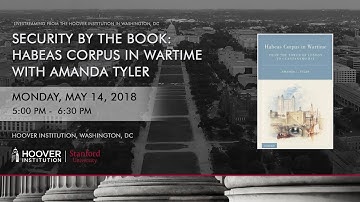 A discussion with Amanda Tyler on "Habeas Corpus in Wartime"