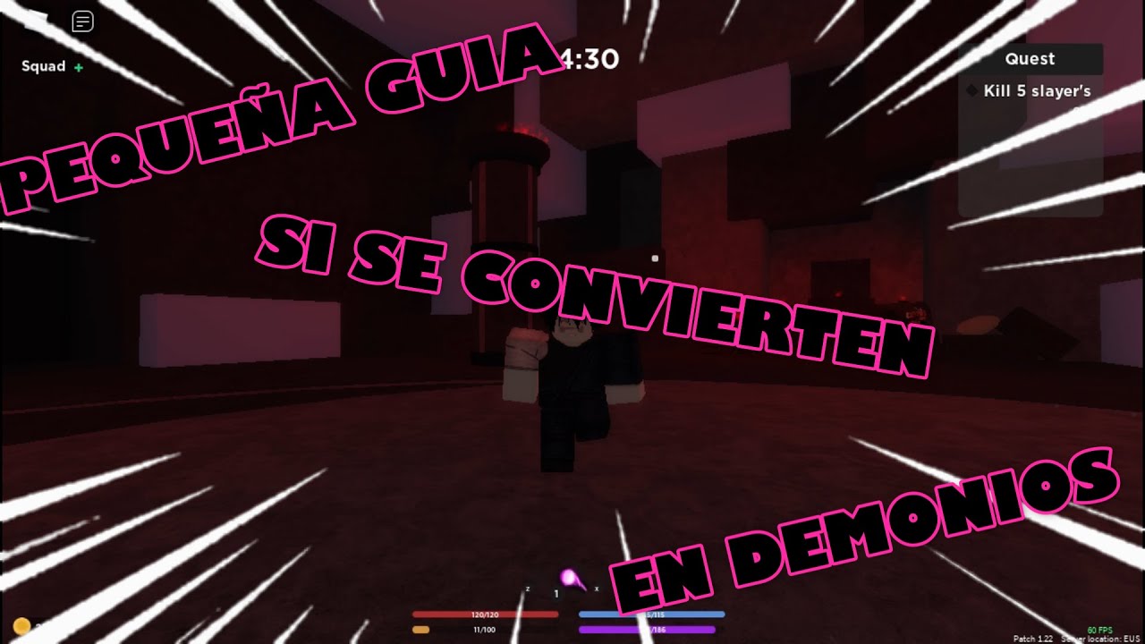 Peque A Guia Para Demonios En Espa Ol Demon Fall Roblox Youtube