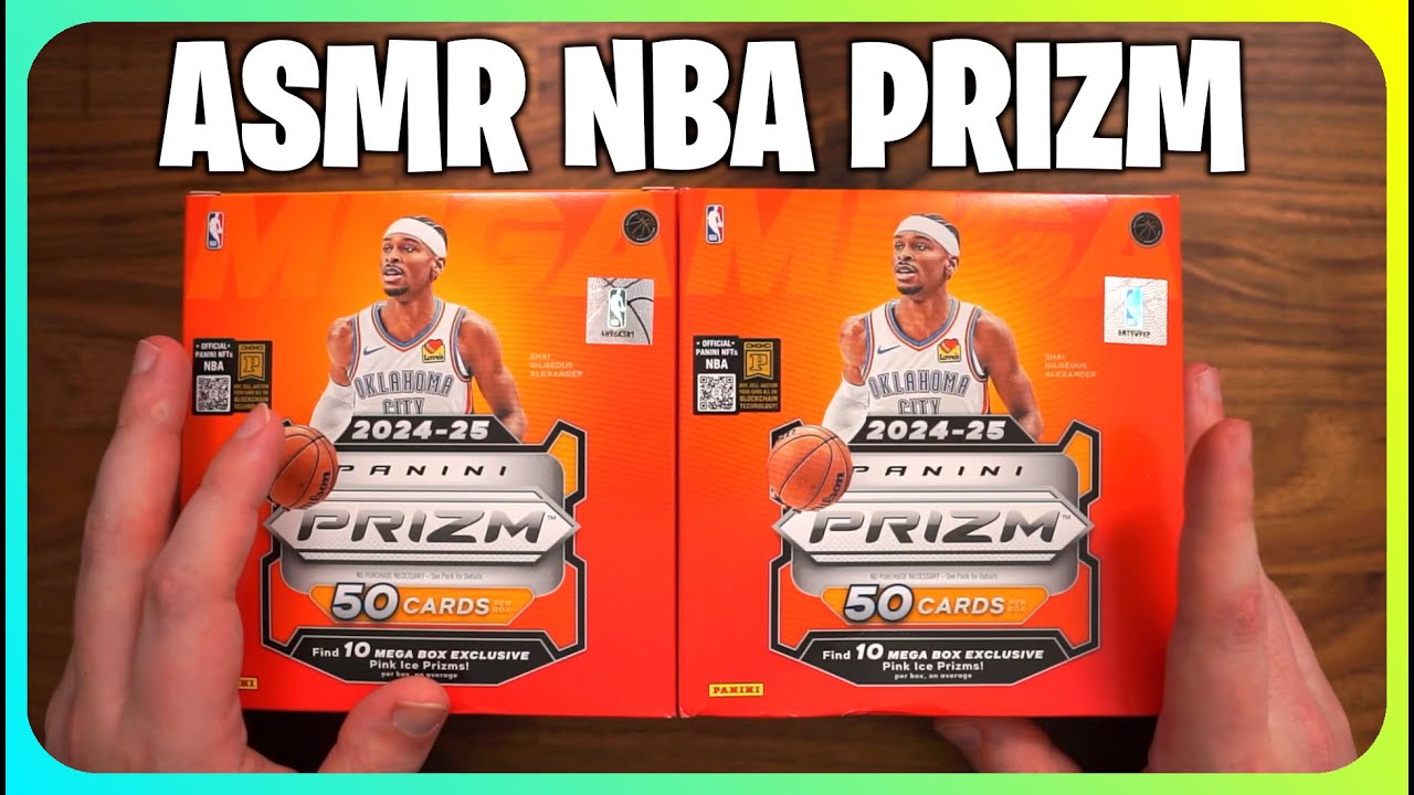 (ASMR) NEW NBA Prizm '24 - '25 Mega Boxes! (Whispered)