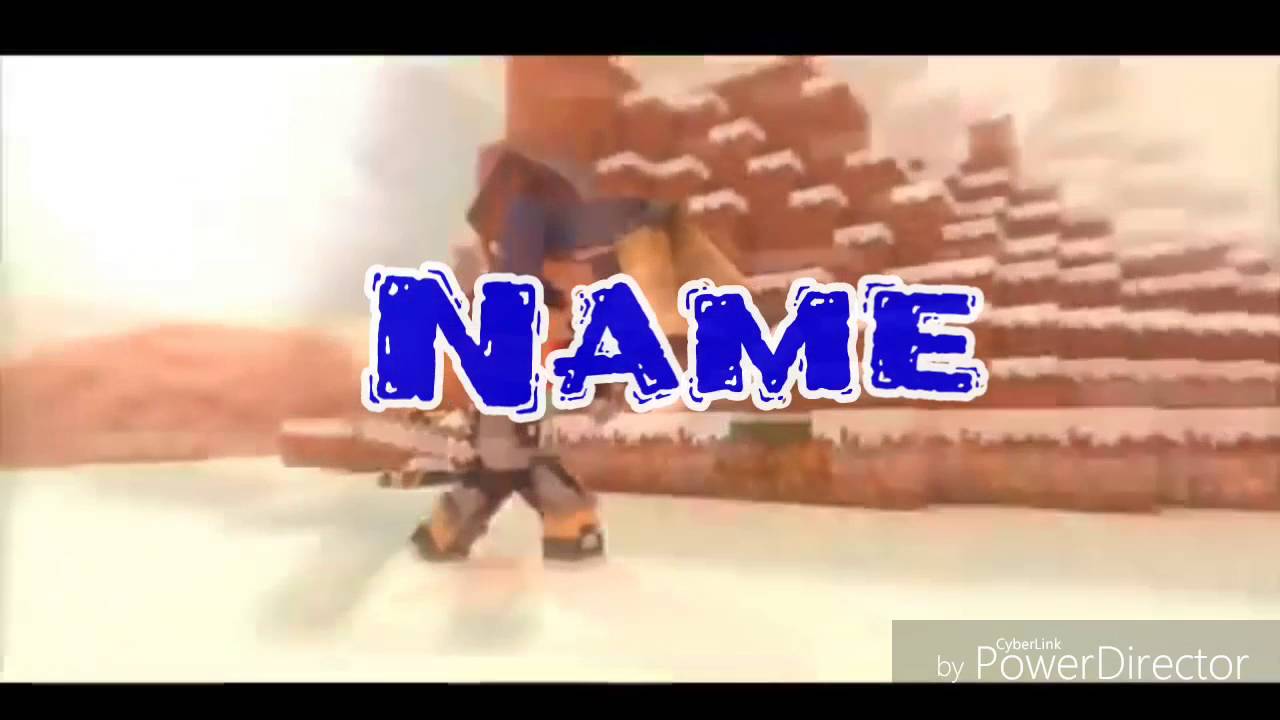 Крутое 3D интро на тему  майнкрафт.