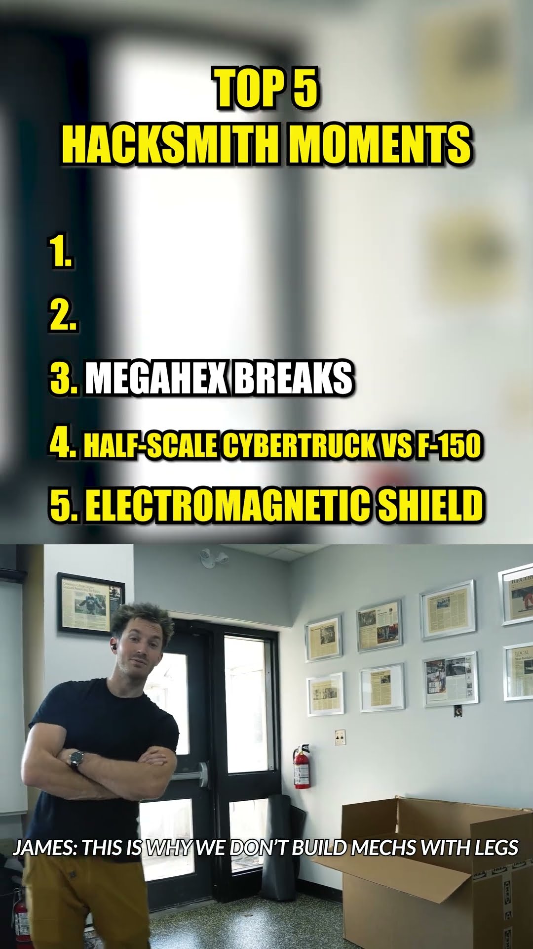 TOP 5 HACKSMITH MOMENTS ? #engineering #lightsaber #top5 #marvel