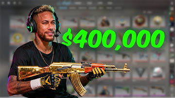 Neymar Jr’s CS2 Inventory EXPOSED! (Rare Skins, INSANE Knives & Gloves Review)