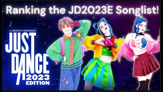 Re-Ranking The Entire JD2023E Songlist!