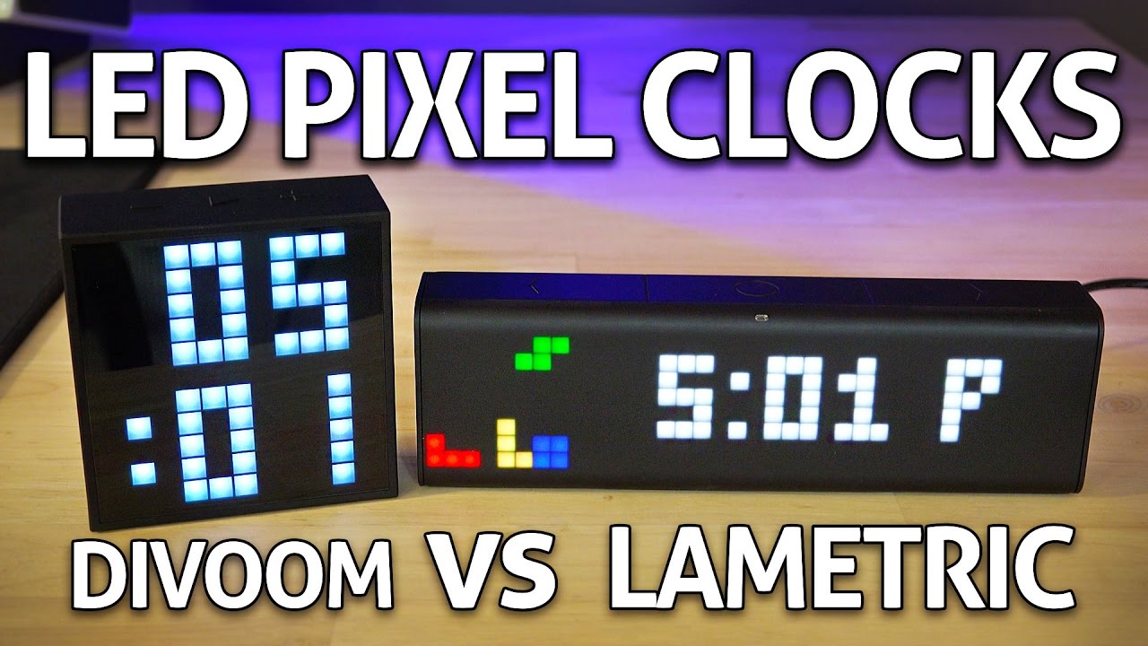 Smart LED Pixel Clock: Divoom Timebox Mini vs LaMetric REVIEW