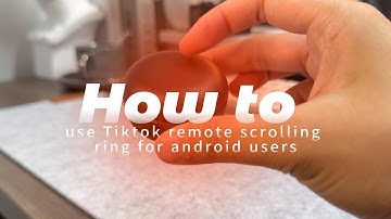 （R1-New upgrade）How to use the TikTok remote scrolling ring for Android Users?