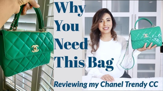 CHANEL SMALL TRENDY CC REVIEW (FLAP BAG WITH TOP HANDLE), WHAT
