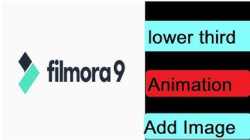 How to Make Lower Thirds with Filmora9 | Azeem Ahmad