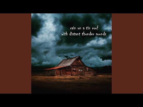 Rain On A Tin Roof With Distant Thunder Sounds, Pt. 14
