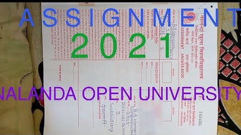 NOU ASSIGNMENT 2021#History  ka Assignment kaise banaye for UG,PG#Nou ka Assignment kaise bhare|||