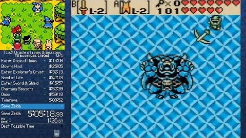 Oracle of Ages & Seasons - All Essences Linked Speedrun - 5:05:27