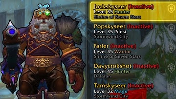 Logging Into My Old Wow Account After 10 Years