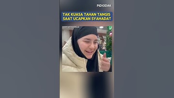 Menangis Bahagia Saat Bersyahadat #mualaf #muallafdunia #hidayah