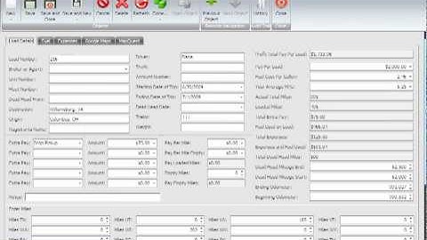 Load Manager Pro Software For Trucking Companies Video Two