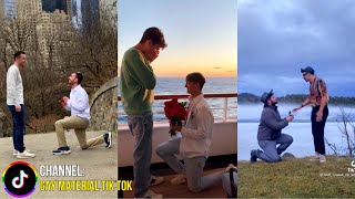 GAY COUPLE TIKTOKS COMPILATION #36 / Cute gay proposals 🥰💍✨ Resimi