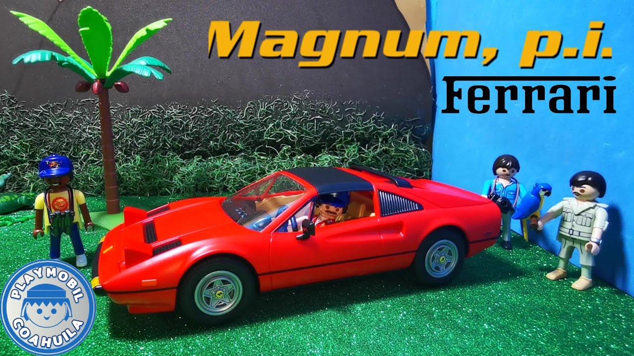 Playmobil dévoile la Ferrari 308 GTS Quattrovalvole de la série Magnum P.I.