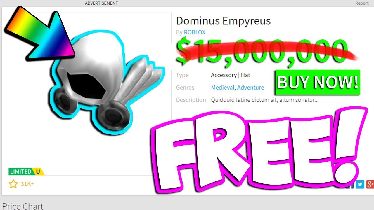 Free Roblox Dominus Id