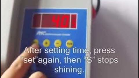 12x7 7 UV Exposure Unit Setting