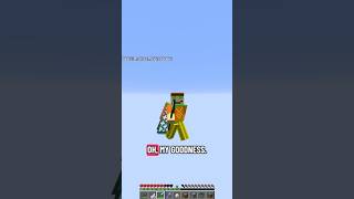 I Launched Myself Thousands of Blocks with the Spear and Chickens in Minecraft #minecraft #shorts