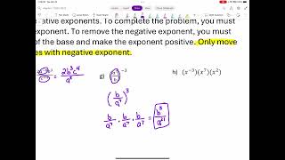Exponents and Polynomials Review