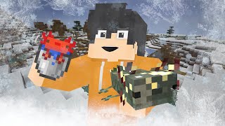 MEET JOE THE AXOLOTL... || More Axolotl Variants Add-on V3 (Minecraft Bedrock)