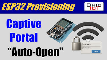 ESP32 Provisioning - Captive Portal
