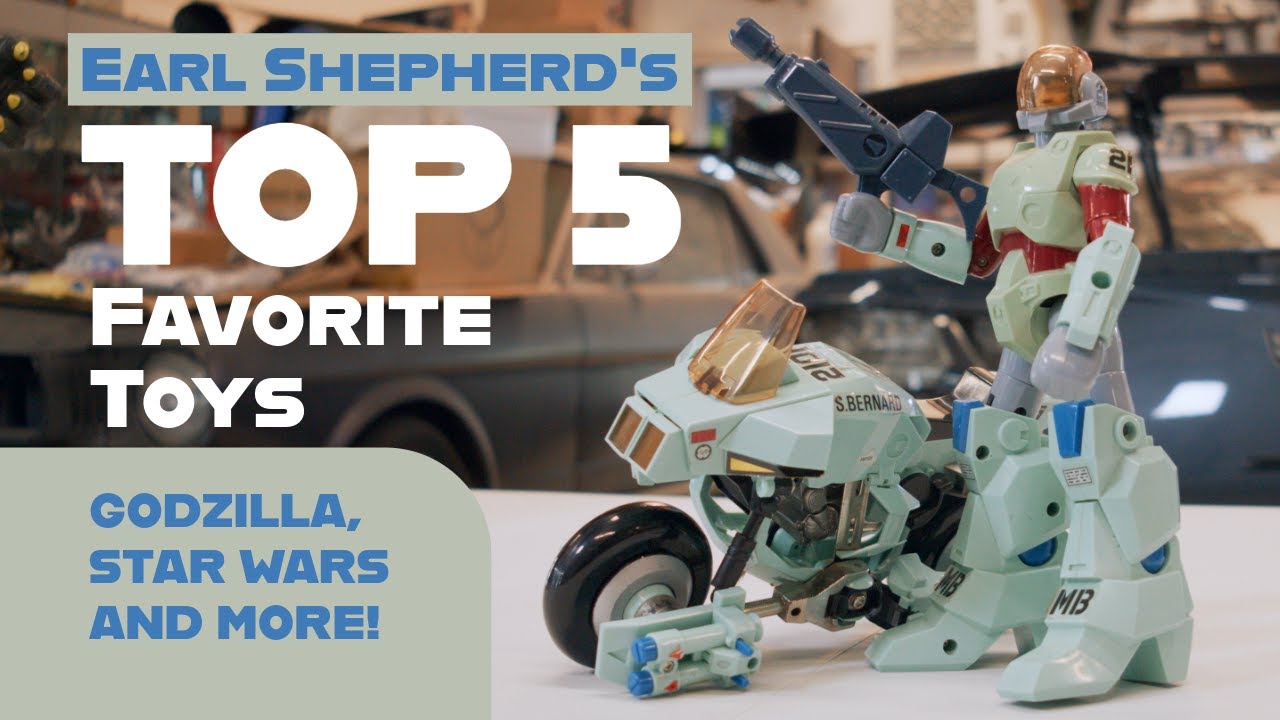 От «Роботех» до «Звездных войн»: 5 любимых игрушек Эрла Шепарда