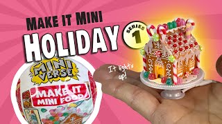 MINI GINGERBREAD HOUSES AND HOT COCOA? Unboxing MGA's Miniverse